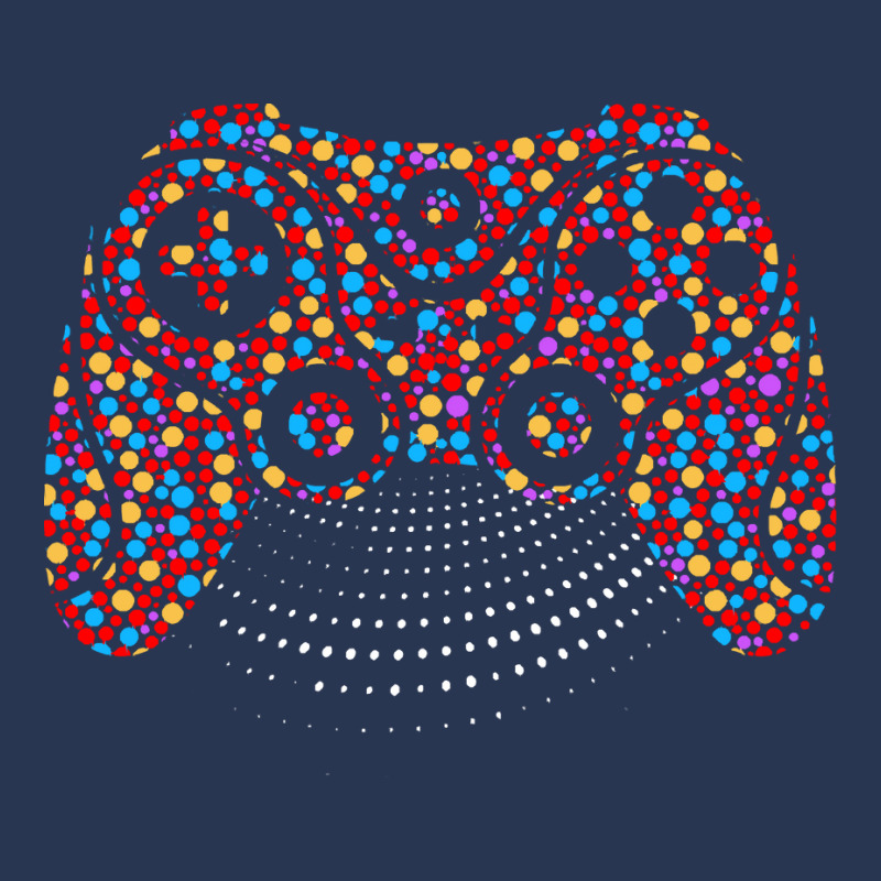 Dot Day T  Shirt Polka Dot Video Gamer Controller September 15th Dot D Men Denim Jacket | Artistshot