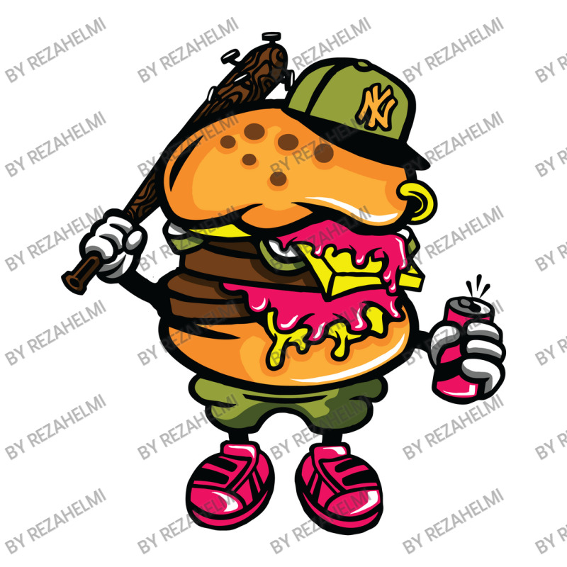 Burger Buster Crewneck Sweatshirt by Rezahelmi | Artistshot