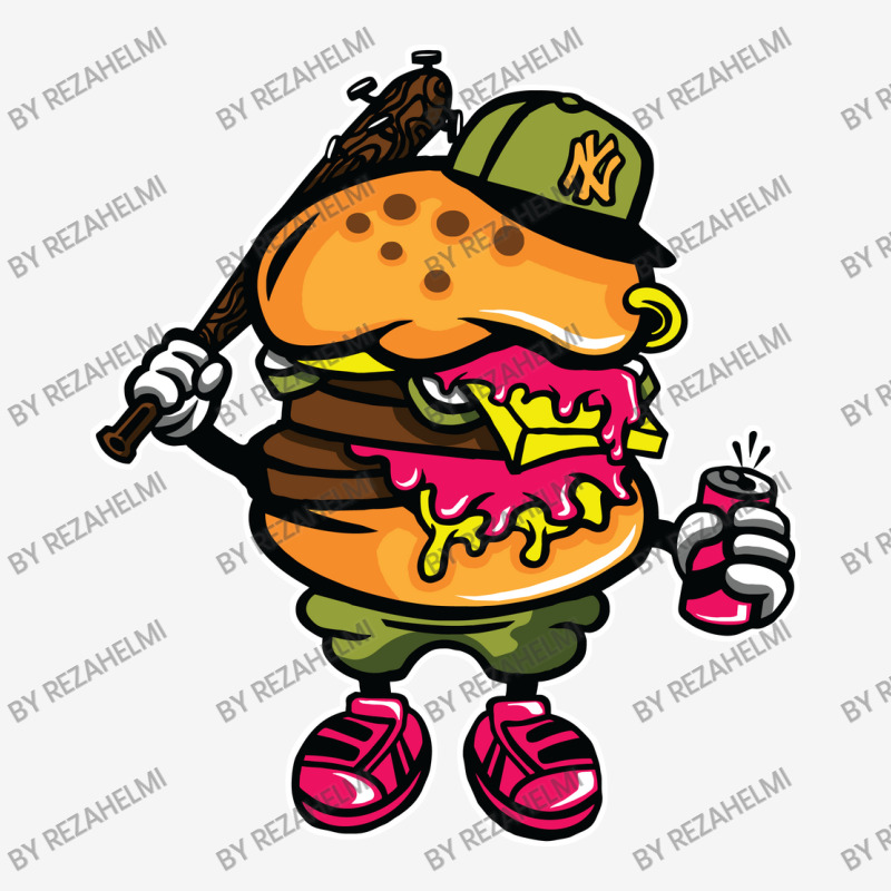 Burger Buster Classic T-shirt by Rezahelmi | Artistshot