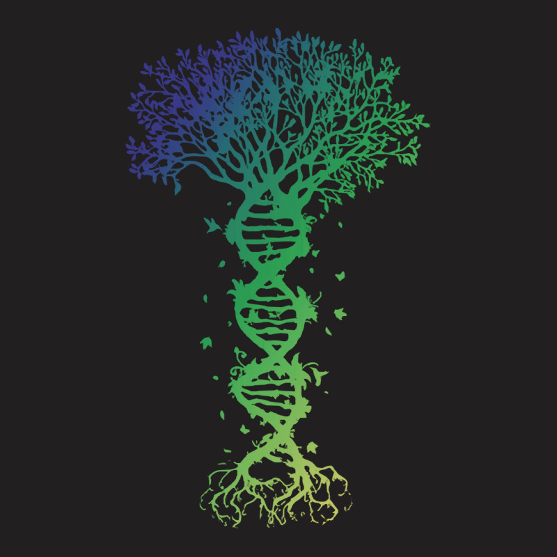 Dna Tree T  Shirt D N A Tree Of Life Genetics Colorful Biology Science T-Shirt by singvex | Artistshot