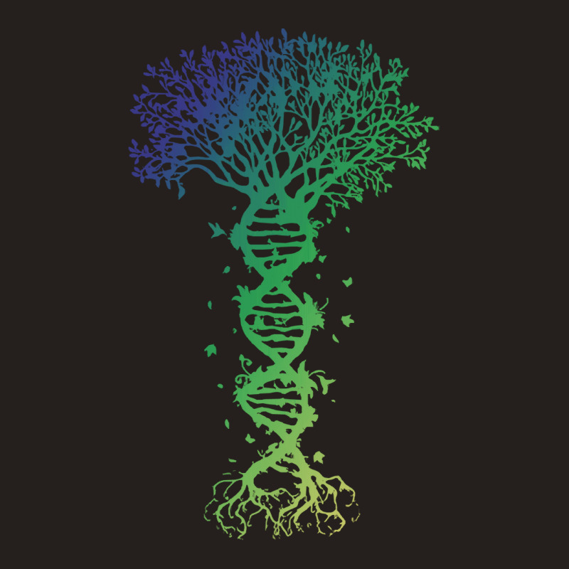 Dna Tree T  Shirt D N A Tree Of Life Genetics Colorful Biology Science Tank Top by singvex | Artistshot