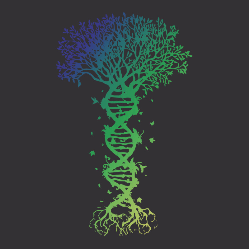 Dna Tree T  Shirt D N A Tree Of Life Genetics Colorful Biology Science Vintage Hoodie by singvex | Artistshot