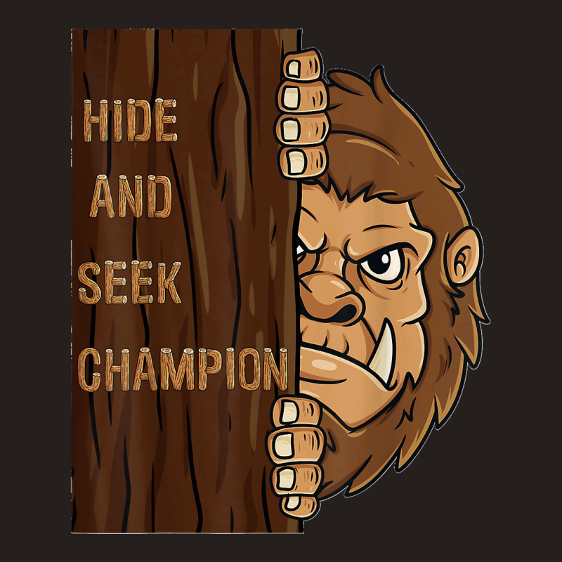 Bigfoot Hide And Seek Champion Funny Sasquatch Forest Tank Top by PamelaJeanBrink | Artistshot