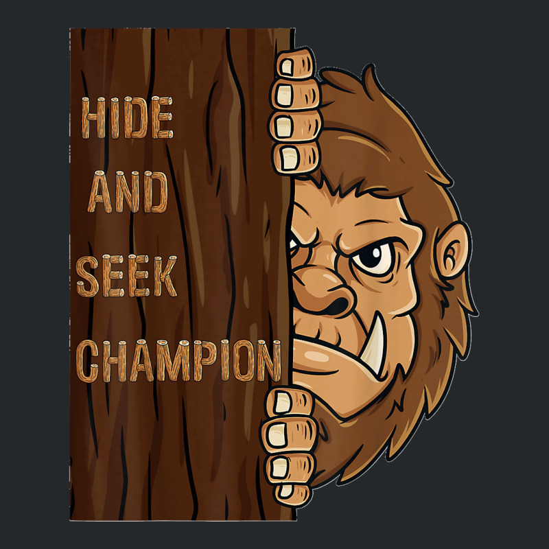 Bigfoot Hide And Seek Champion Funny Sasquatch Forest Crewneck Sweatshirt by PamelaJeanBrink | Artistshot