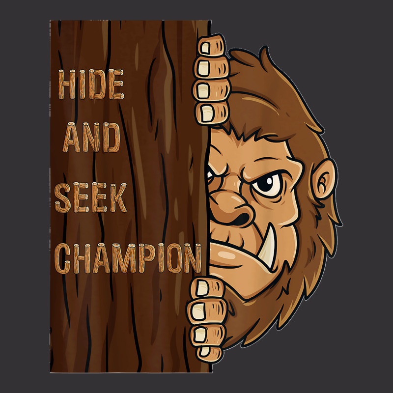 Bigfoot Hide And Seek Champion Funny Sasquatch Forest Vintage Hoodie by PamelaJeanBrink | Artistshot