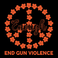 End Gun Violence T  Shirt Enough End Gun Violence Floral Peace Symbol Pocket T-shirt | Artistshot