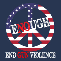 End Gun Violence T  Shirt Enough Peace Sign U S Flag End Gun Violence Men Denim Jacket | Artistshot