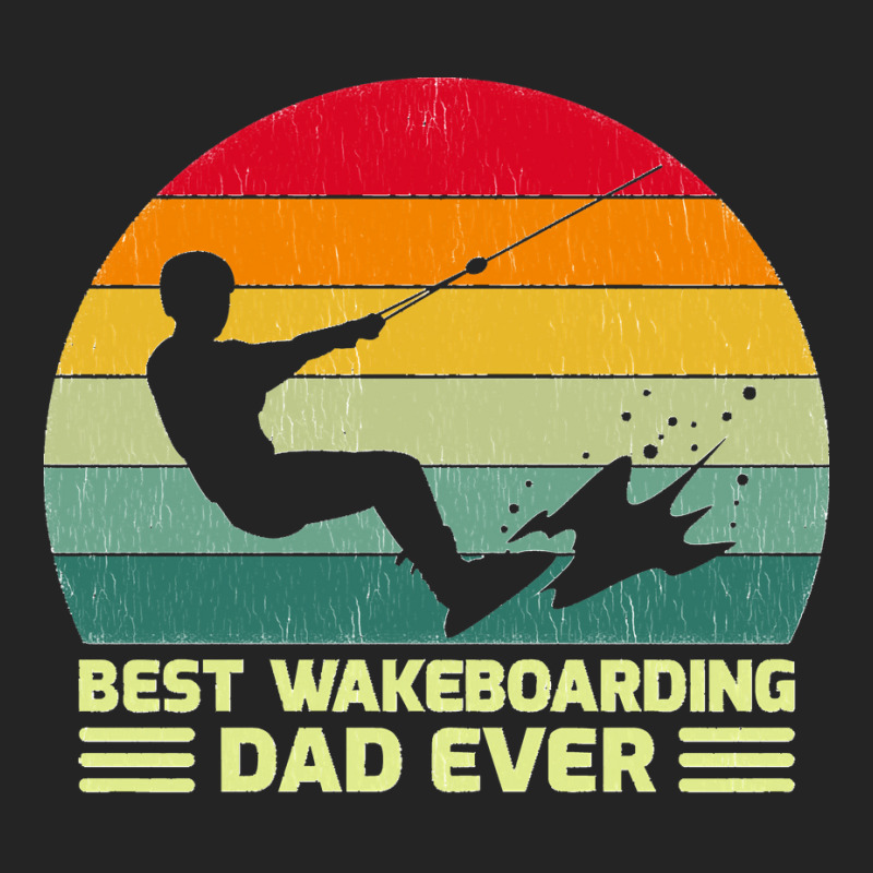 5.funny Vintage Best Wakeboarding Dad Ever Father's Day Sweatshirt 3/4 Sleeve Shirt | Artistshot