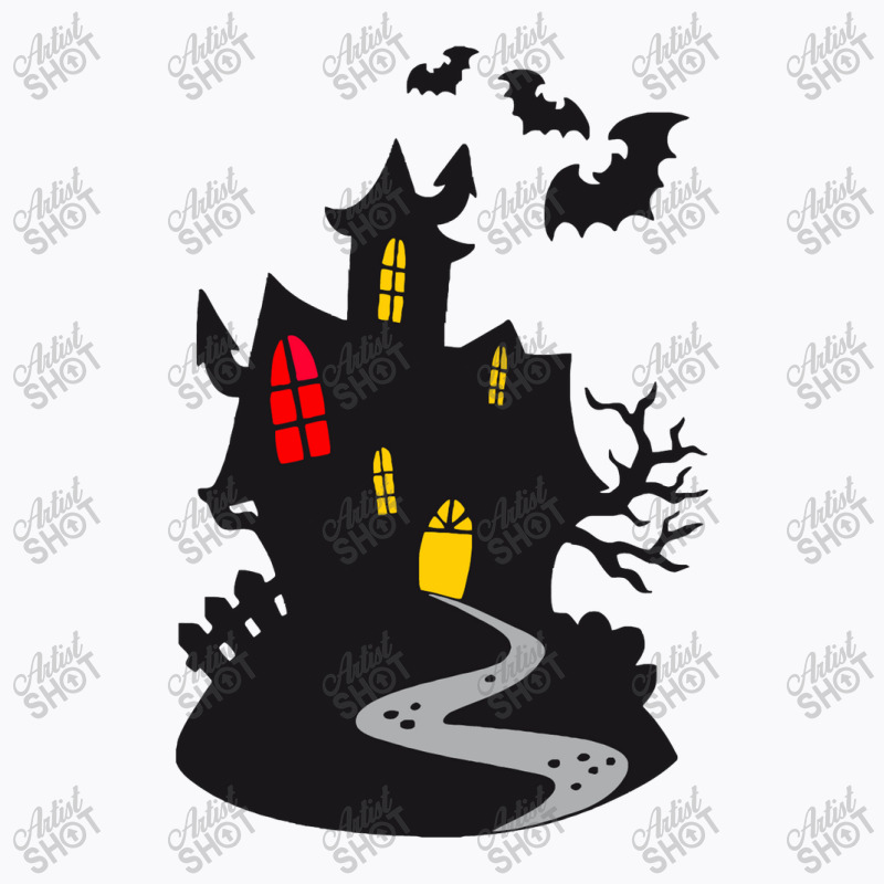 Haunted House T-Shirt by aldishuher | Artistshot