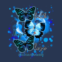 Faith Hope Love Diabetes Awareness T  Shirt Faith Hope Love Butterfly Men Denim Jacket | Artistshot