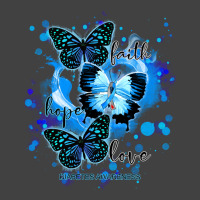 Faith Hope Love Diabetes Awareness T  Shirt Faith Hope Love Butterfly Vintage T-shirt | Artistshot