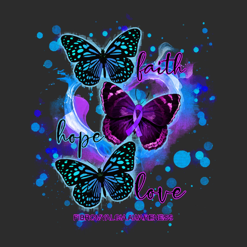 Faith Hope Love Fibromyalgia Awareness T  Shirt Faith Hope Love Butter Exclusive T-shirt | Artistshot