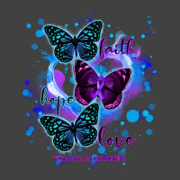 Faith Hope Love Fibromyalgia Awareness T  Shirt Faith Hope Love Butter Vintage T-shirt | Artistshot