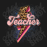 Teacher Leopard Lightning Thunder Western Back To School Hoodie & Jogger Set | Artistshot