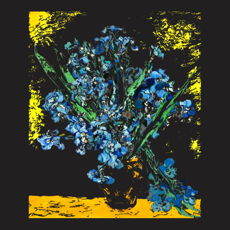 Famous Painting T  Shirt Irises Painting By Van Gogh T  Shirt T-shirt | Artistshot