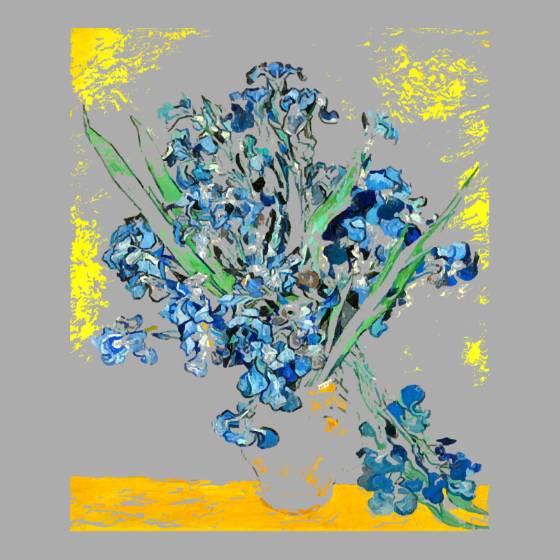 Famous Painting T  Shirt Irises Painting By Van Gogh T  Shirt Men's T-shirt Pajama Set | Artistshot