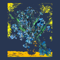 Famous Painting T  Shirt Irises Painting By Van Gogh T  Shirt Men Denim Jacket | Artistshot