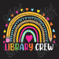 Rainbow Reading Library Books Lover Heart Librarian Gift T-shirt | Artistshot