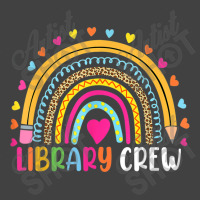 Rainbow Reading Library Books Lover Heart Librarian Gift Vintage T-shirt | Artistshot