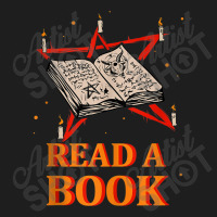 Read A Book Pentagram Satan Occult Goth Satanic Classic T-shirt | Artistshot