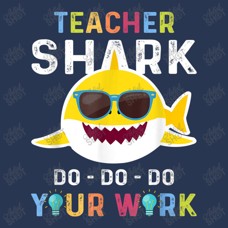 Teacher Shark Do Do Do Your Work Funny Gift Tshirt Men Women Men Denim Jacket by MadisonDesign | Artistshot