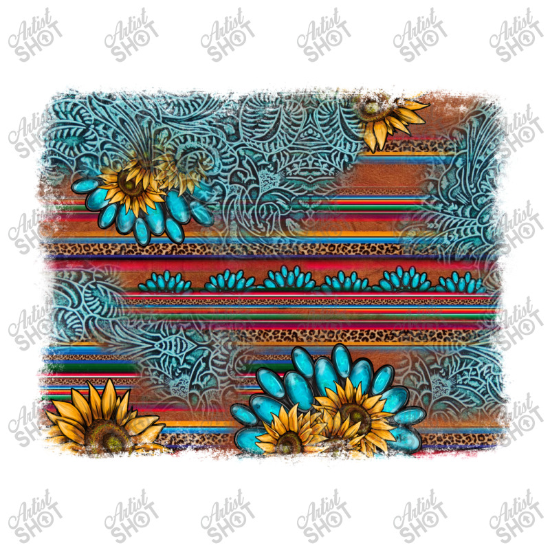 Sunflower Gemstone Serape Background Long Sleeve Shirts | Artistshot