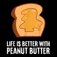 Peanut Butter Lover Life Is Better With Peanut Butter T Shirt Baby Bibs | Artistshot