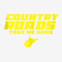 Country Roads Take Me Home West Virginia Tank Top Drawstring Bags | Artistshot