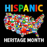 Hispanic Heritage Month Maps Countries Flags Latino Latin T Shirt Baby Bibs | Artistshot