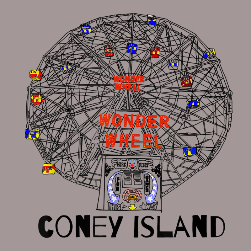 Coney Island Brooklyn New York City Ferris Wheel T Shirt Vintage Hoodie by cm-arts | Artistshot