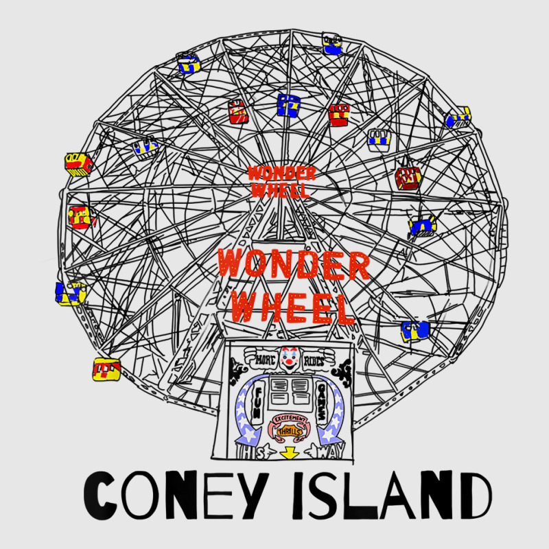 Coney Island Brooklyn New York City Ferris Wheel T Shirt Unisex Jogger by cm-arts | Artistshot