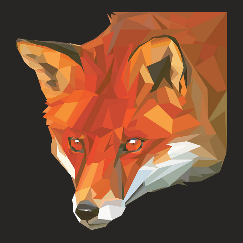 Fox Polygon T  Shirt Fox Polygon Animals T  Shirt Ladies Fitted T-Shirt by bartolettikacey | Artistshot