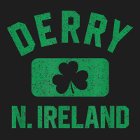 Derry N. Ireland Gym Style Distressed Green Print T Shirt Classic T-shirt | Artistshot