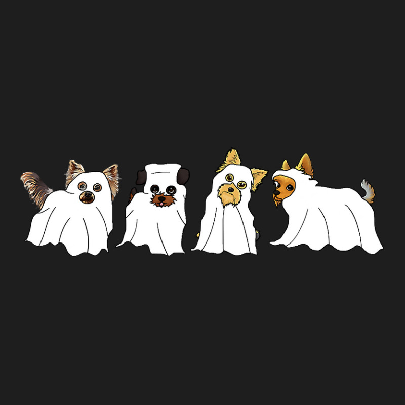 Boo Yorkie Ghost Dog Pet Animal Halloween Costume Classic T-shirt | Artistshot