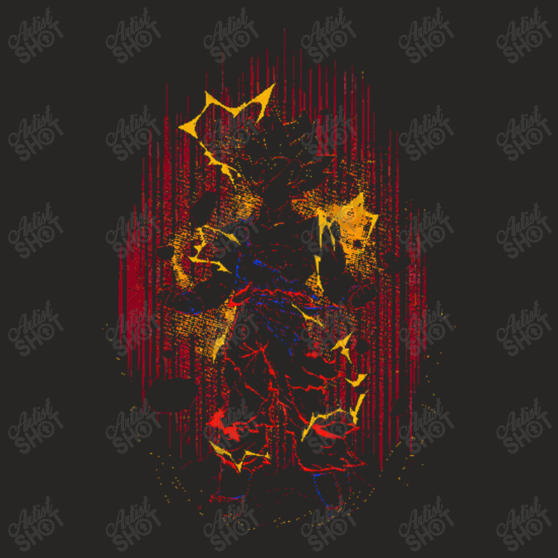 Shadow Of The Saiyan Ladies Fitted T-Shirt by Ha Thu | Artistshot