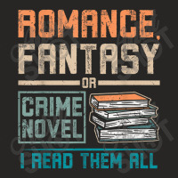 Romance Fantasy Or Crime Novel Reading Ladies Fitted T-shirt | Artistshot