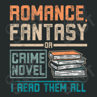 Romance Fantasy Or Crime Novel Reading Women's Triblend Scoop T-shirt | Artistshot