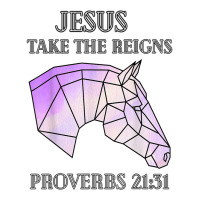 Cute Jesus Take The Reins Stained Glass Horse T Shirt Youth Zipper Hoodie | Artistshot