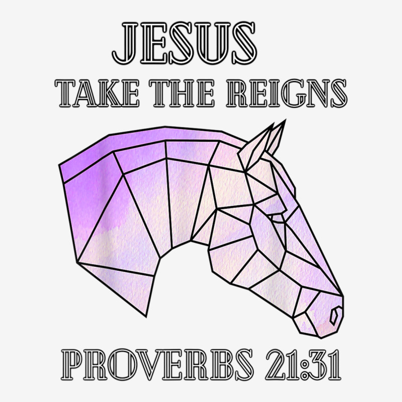 Cute Jesus Take The Reins Stained Glass Horse T Shirt Toddler 3/4 Sleeve Tee | Artistshot