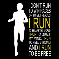 Female Runner Girl Women I Don't Run To Win Races V-neck Tee | Artistshot