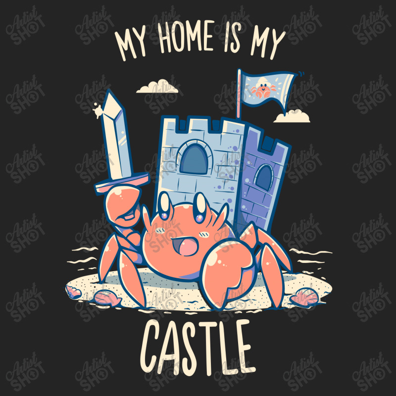 My Home Is My Castle - Hermit Crab 3/4 Sleeve Shirt | Artistshot