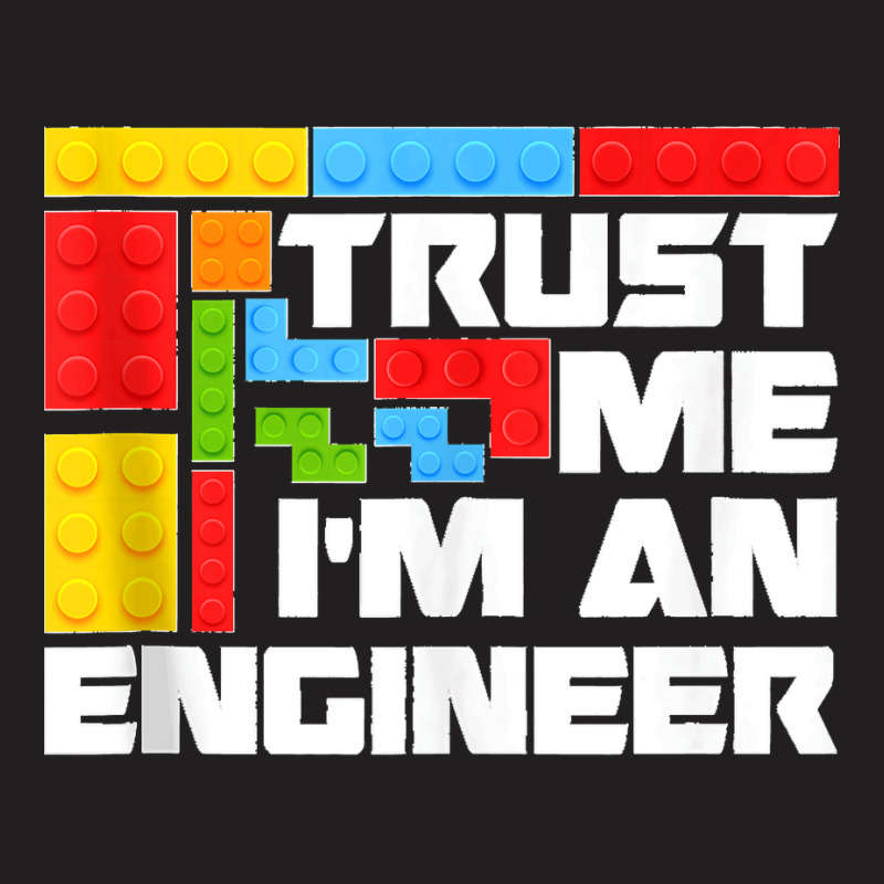 67.engineer Children Kids Toy Big Building Blocks Build Builder Tank T T-shirt | Artistshot