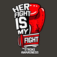 Her Fight Is My Fight Stroke Ischemic Paralysis Red Gloves T Shirt Bucket Hat | Artistshot