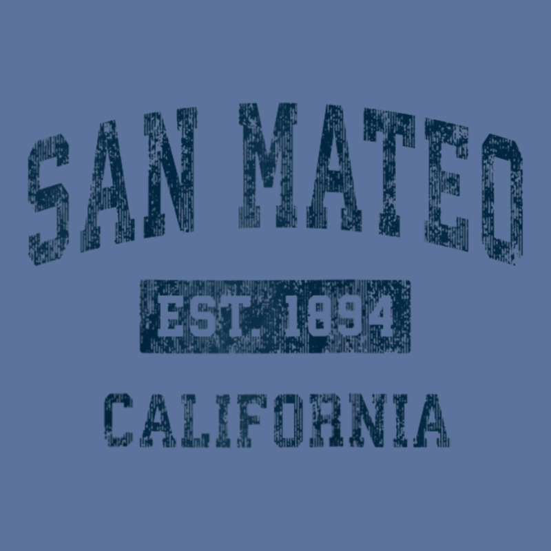 San Mateo California Ca Vintage Sports Design Navy Print Raglan Baseba Lightweight Hoodie by genze | Artistshot