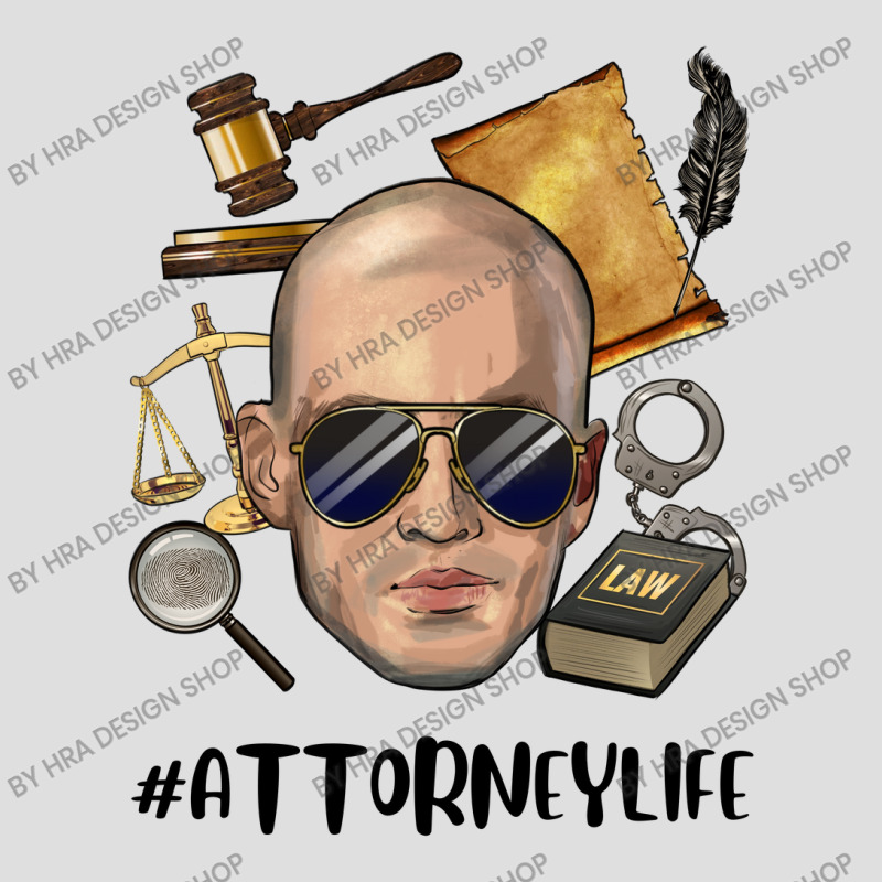 Bald Man Attorney Life V-neck Tee | Artistshot