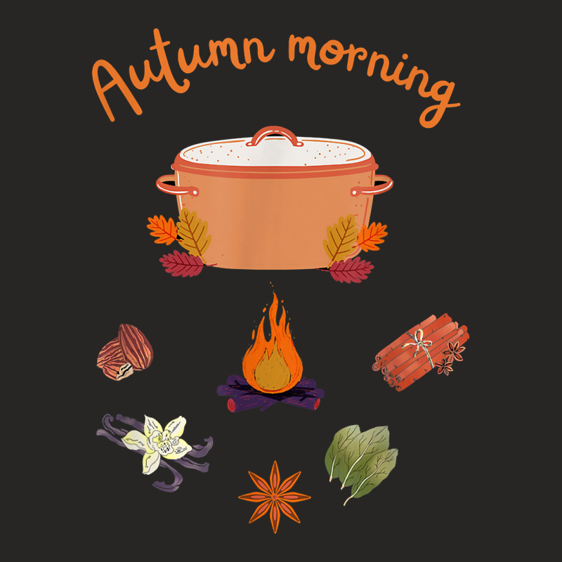 Autumn Morning Simmer Pot For Witches And Wiccans T Shirt Ladies Fitted T-shirt | Artistshot