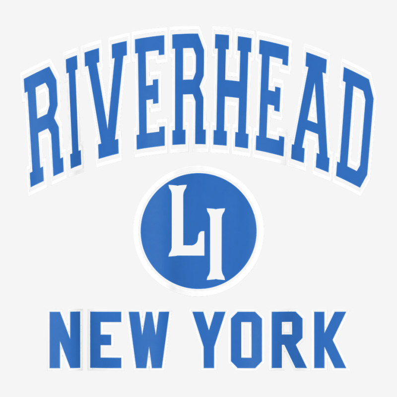 Riverhead New York Li Ny Varsity Style Blue Print T Shirt Adjustable Cap | Artistshot