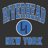 Riverhead New York Li Ny Varsity Style Blue Print T Shirt Baby Bodysuit | Artistshot