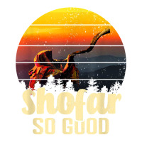 Shofar So Good Vintage Sunset Funny Rosh Hashanah T Shirt V-neck Tee | Artistshot