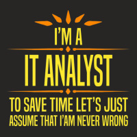 Im A It Analyt Premium T Shirt Ladies Fitted T-shirt | Artistshot